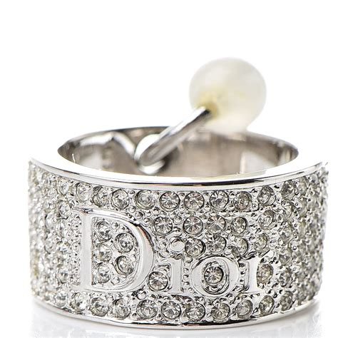 christian dior silver ring|christian dior fashion rings.